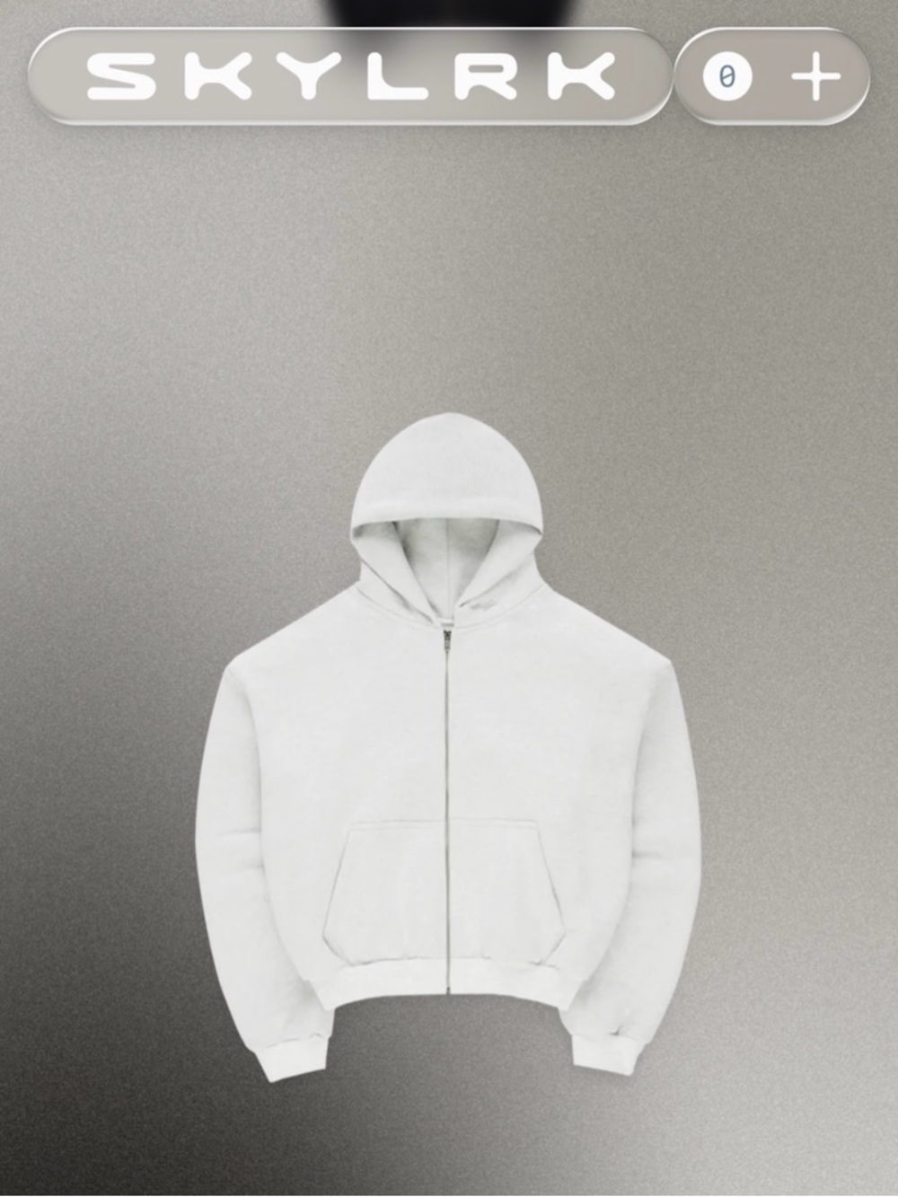 Justin Bieber Skylrk Hailey Bieber Grey Zip Hoodie